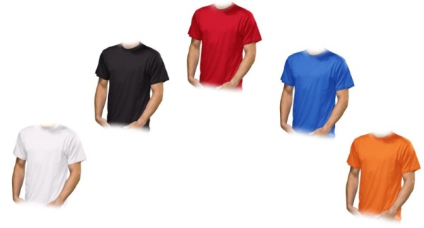 K/k15 - Koszulki bawełniane, T-shirt, różne kolory.