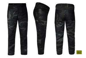   S44 - Spodnie robocze slim moro.