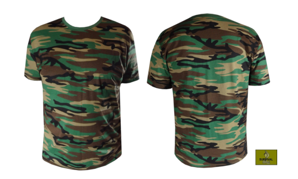 K/k25 - Koszulka moro camouflage, unisex
